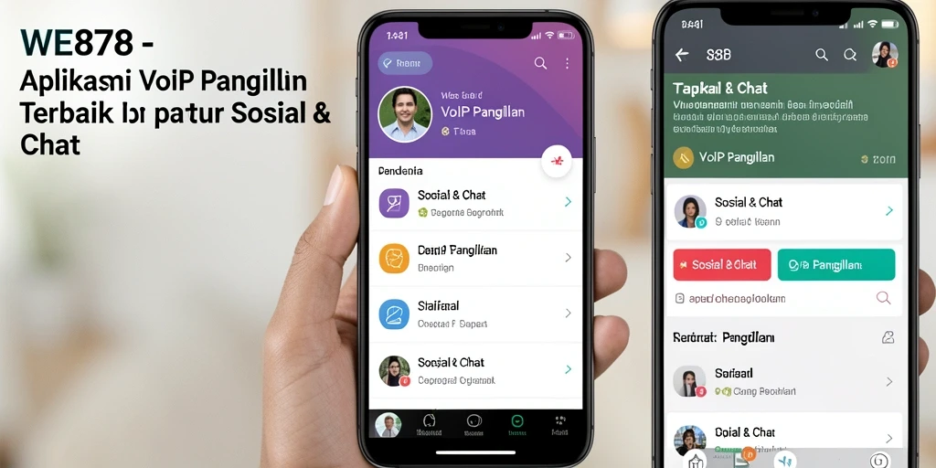 Antarmuka WE878 dengan berbagai fitur VoIP Panggilan yang user-friendly.