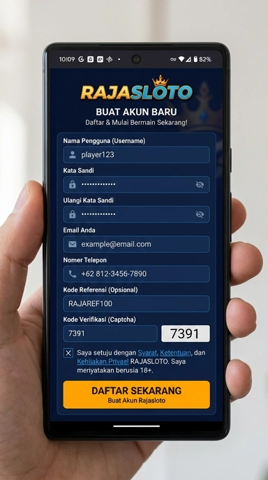 Cara Mudah Daftar Akun Rajasloto untuk Pengguna Baru