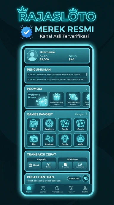 Kanal Resmi Rajasloto untuk Pengguna Android